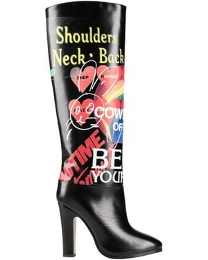Vivienne Westwood Boot Leather - Black