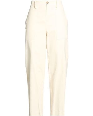 NINA 14.7 Cream Pants Cotton - White