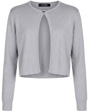 KARL LAGERFELD Cardigans - Grey