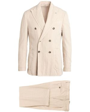 Giampaolo Suit Lyocell, Linen, Cotton - Natural