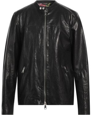 Daniele Alessandrini Jacket Ovine Leather - Black