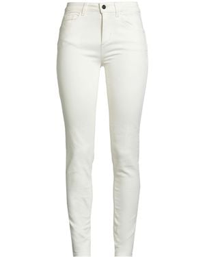 Liu Jo Pantalon En Jean - Blanc