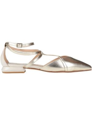 CafeNoir Ballet Flats - Natural