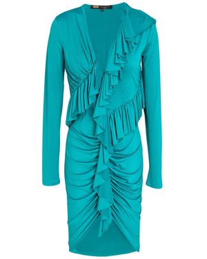 Babylon Emerald Mini Dress Polyamide, Elastane - Blue