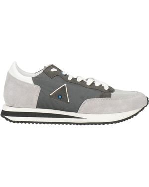 ED PARRISH Sneakers Leather, Textile Fibers - White