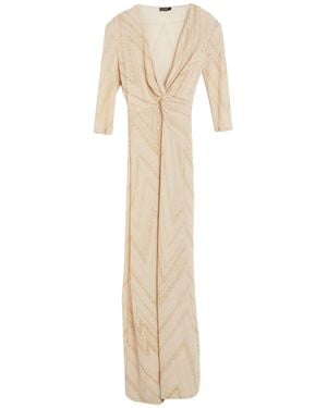 Liu Jo Maxi Dress Polyamide, Polyester, Elastane - Natural