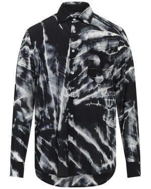Grifoni Shirt Silk - Grey