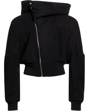 Rick Owens Jacket Virgin Wool - Black