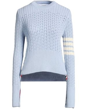 Thom Browne Sweater Virgin Wool - Blue