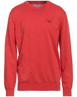 Aeronautica Militare Jumper Cotton - Red