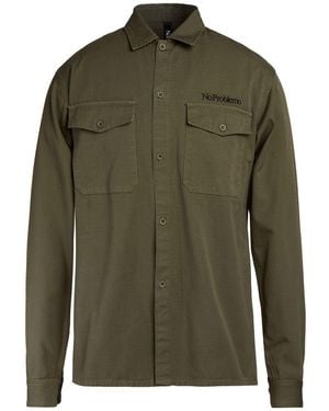 No Problemo Military Shirt Cotton - Green