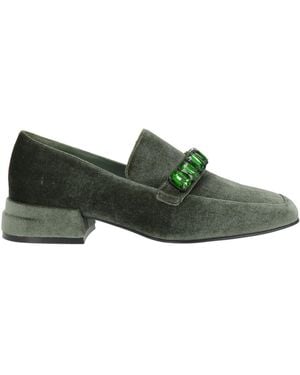 Jeannot Loafers Textile Fibres - Green