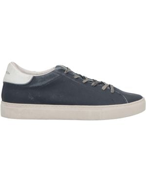 Crime London Trainers Leather - Blue