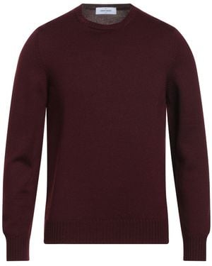 Gran Sasso Burgundy Sweater Virgin Wool - Red
