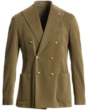 L.B.M. 1911 Blazer Cotton, Elastane - Green