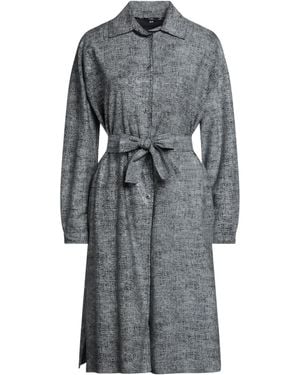 La Fille Des Fleurs Midi-Kleid - Grau