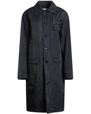 Plan C Midnight Overcoat & Trench Coat Polyamide, Cotton, Polyester - Blue