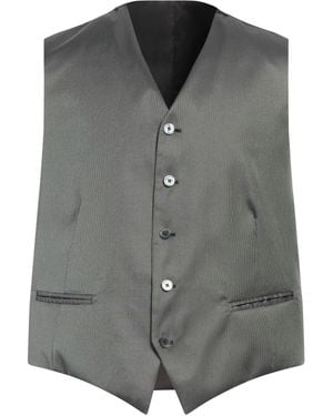 Angelo Nardelli Tailored Vest Polyester, Steel - Gray