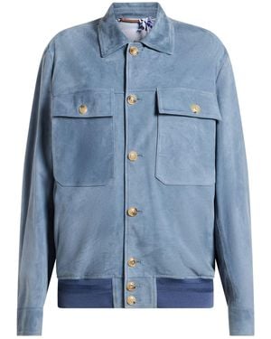 Jacob Cohen Slate Jacket Polyester, Elastane - Blue