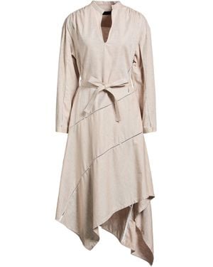 Eudon Choi Midi Dress Cotton, Linen - Natural