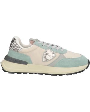 Philippe Model Trainers Leather, Textile Fibres - White