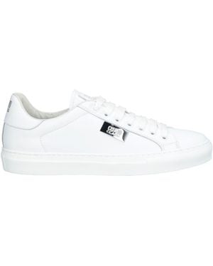 Roberto Cavalli Trainers Calfskin - White