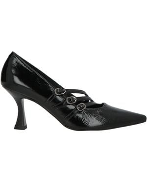 Zinda Pumps Leather - Black
