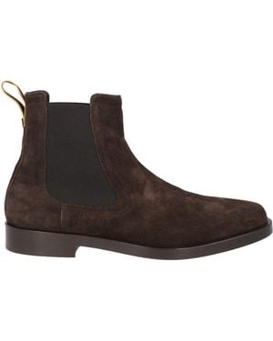 Moorer Dark Ankle Boots Leather - Brown