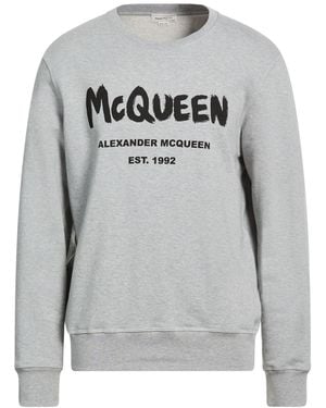 McQueen Light Sweatshirt Cotton, Elastane - Gray