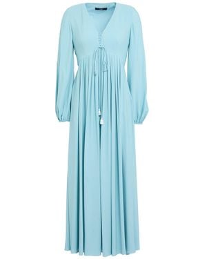 Weekend by Maxmara Midi Dress Acetate, Silk - Blue