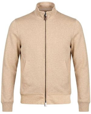 Canali Sand Sweatshirt Cotton - Natural