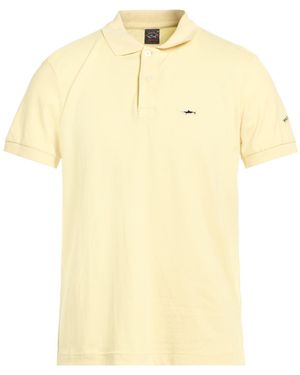 Paul & Shark Polo Shirt Cotton, Elastane - Yellow