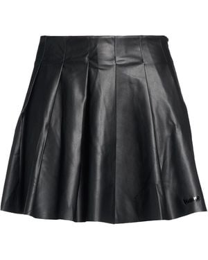 DISCLAIMER Mini Skirt Polyurethane - Black