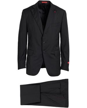Isaia Suit Wool - Black