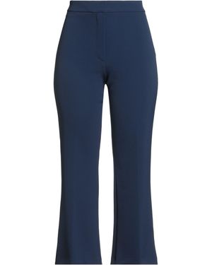SOLOTRE Pants Polyester, Elastane - Blue