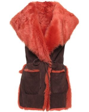 Alberta Ferretti Coat - Red