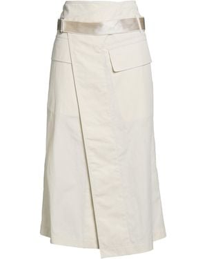 Helmut Lang Jupe Midi - Blanc