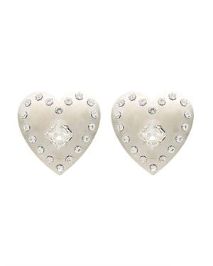 Alessandra Rich Earrings - White
