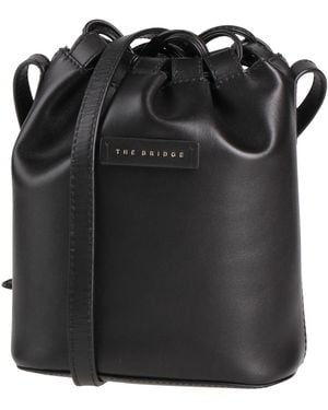 The Bridge Cross-Body Bag Leather - Black