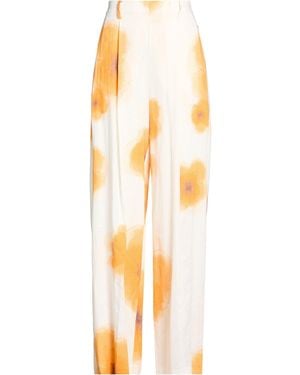 Ballantyne Trousers Linen, Viscose - Natural