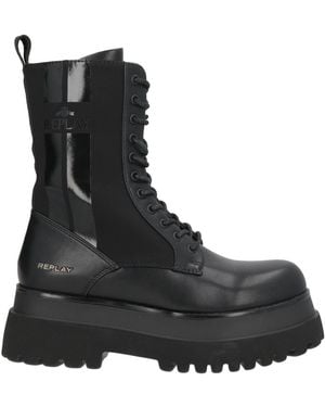 Replay Ankle Boots Synthetic Material, Textile Fibres - Black