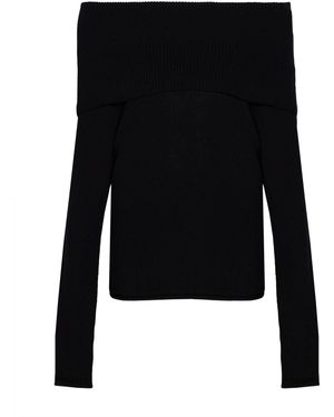 Roberto Collina Jumper Merino Wool, Cashmere - Black