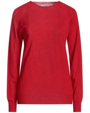 CROCHÈ Pullover - Rosso