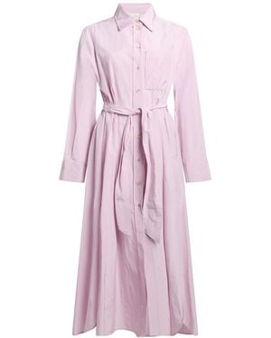 forte_forte Maxi Dress Polyester, Cotton - Pink