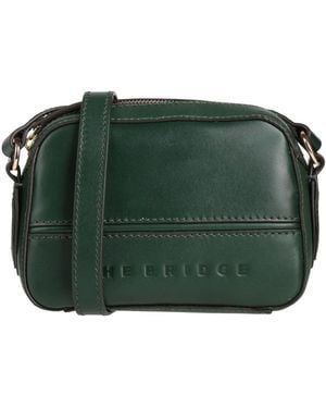 The Bridge Dark Cross-Body Bag Leather - Green