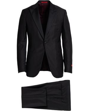 Isaia Suit Wool - Black