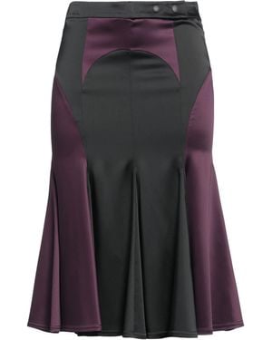 Off-White c/o Virgil Abloh Midi Skirt Acetate, Viscose, Elastane - Black