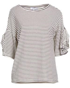 Please Top Cotton, Viscose, Polyester, Elastane - White