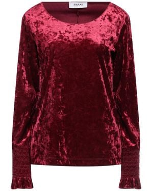 Frase - Francesca Severi Top Polyester, Elastane - Red