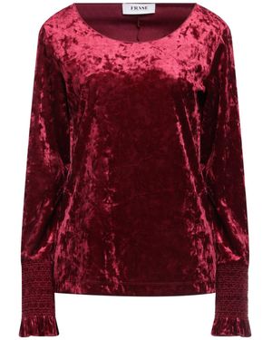 Frase - Francesca Severi Top Polyester, Elastane - Red